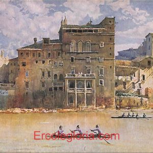 ad7971 - 32 CARTOLINE  D'EPOCA : Roma Sparita - Acquarelli di F. Roesler