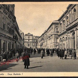 ae4511 - CARTOLINA D'EPOCA - Caltanissetta Città - Corso Umberto I