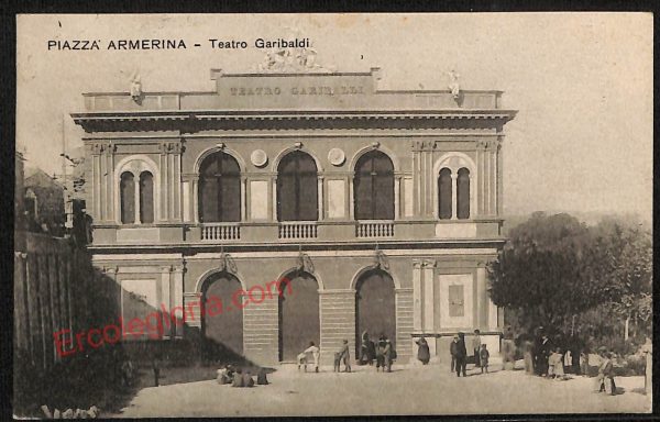 ae4512 - CARTOLINA D'EPOCA - Caltanissetta Città - Piazza Armerina   1918