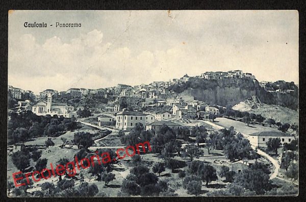 ah9585 - CARTOLINA D'EPOCA - Reggio Calabria Provincia - Caulonia