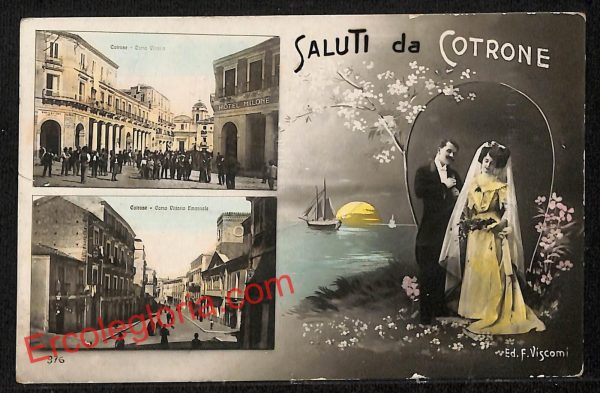 ah9591 - CARTOLINA D'EPOCA - Reggio Calabria Provincia - Cotrone