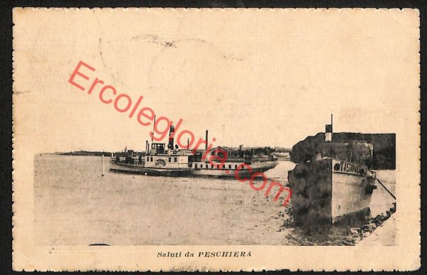 ae3308 - CARTOLINA  D'EPOCA  - Verona Provincia - Peschiera  1919