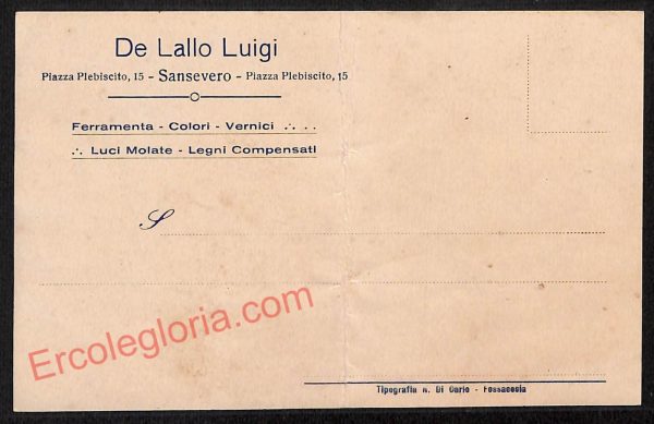 ag0275 - CARTOLINA D'EPOCA - Foggia Provincia - San Severo
