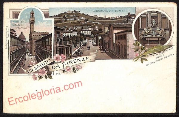 ae7408 - CARTOLINA D'EPOCA - Firenze Città - Panorama