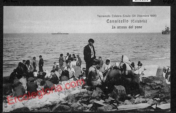 ah9596 - CARTOLINA D'EPOCA - Reggio Calabria Provincia - Cannitello