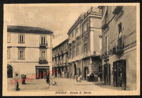 ae4517 - CARTOLINA D'EPOCA - Caltanissetta Provincia - Aversa