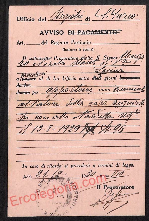 ag0281 - CARTOLINA D'EPOCA - Foggia Provincia - San Severo - immagine 2