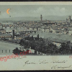 ae7409 - CARTOLINA D'EPOCA - Firenze Città - Panorama 1901