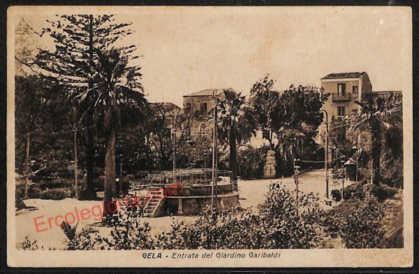 ae4525 - CARTOLINA D'EPOCA - Caltanissetta Provincia - Gela