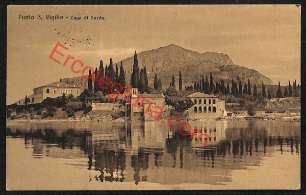 ae3317 - CARTOLINA  D'EPOCA  - Verona Provincia - Punta San Vigilio  1914