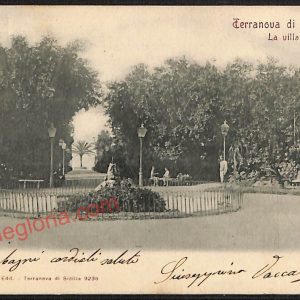 ae4529 - CARTOLINA D'EPOCA - Caltanissetta Provincia -Terranova di Sicilia  1902