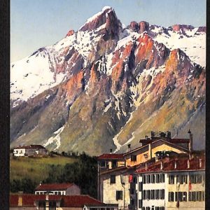 ae1022 - CARTOLINA  D'EPOCA - Belluno Citta -  Monte Pizzocco