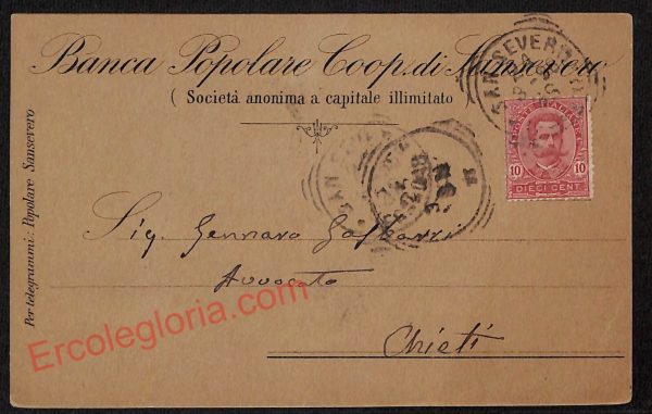 ag0312 - CARTOLINA D'EPOCA - Foggia Provincia - San Severo