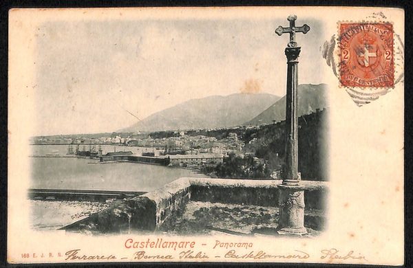 ab8185 - CARTOLINA  D'EPOCA - Napoli  Provincia  - CASTELLAMMARE  1900
