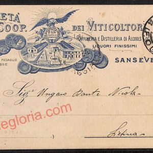 ag0318 - CARTOLINA D'EPOCA - Foggia Provincia - San Severo   1926