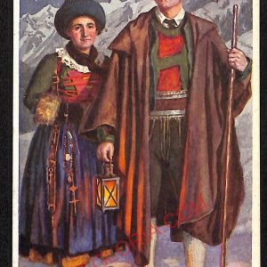 ae4081 - CARTOLINA  D'EPOCA - Bolzano Città - COSTUMI  1928