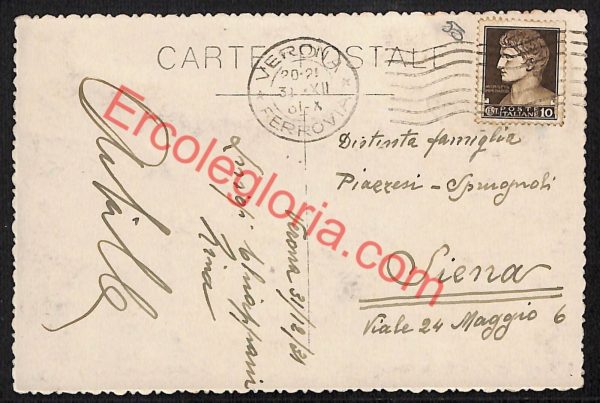 ae3322 - CARTOLINA  D'EPOCA  - Verona Città - immagine 2