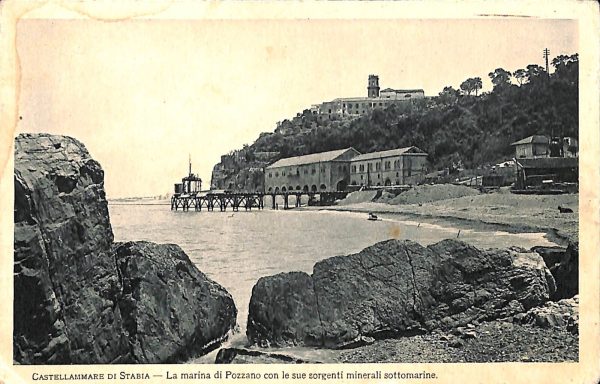 ab8198 - CARTOLINA  D'EPOCA - Napoli  Provincia  - CASTELLAMMARE  1936