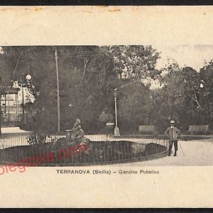 ae4534 - CARTOLINA D'EPOCA - Caltanissetta Provincia - Terranova di Sicilia