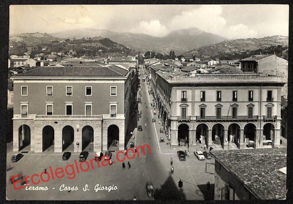 ai7447 - CARTOLINA D' EPOCA - Teramo Città - Corso San Giorgio