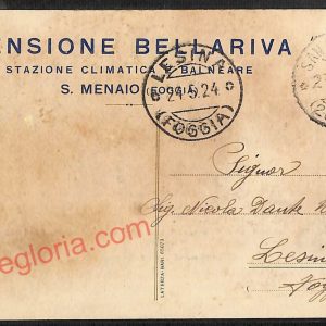 ag0329 - CARTOLINA D'EPOCA - Foggia Provincia - San Menaio