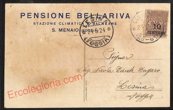 ag0329 - CARTOLINA D'EPOCA - Foggia Provincia - San Menaio