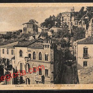 ai7453 - CARTOLINA D' EPOCA - Teramo Città - Castello della Monica