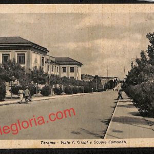 ai7454 - CARTOLINA D' EPOCA - Teramo Città - Viale F. Crispi
