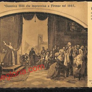 ai7456 - CARTOLINA D' EPOCA - Teramo Città - Sipario per un Teatro di Teramo