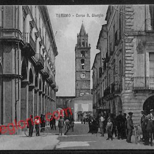 ai7458 - CARTOLINA D' EPOCA - Teramo Città - Corso S. Giorgio