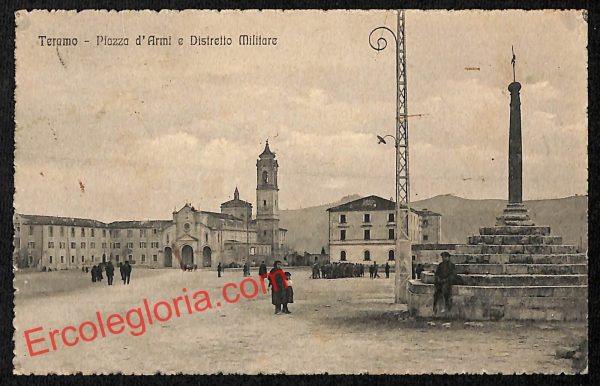 ai7459 - CARTOLINA D' EPOCA - Teramo Città - Piazza d'Armi