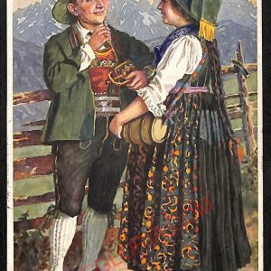 ae4083 - CARTOLINA  D'EPOCA - Bolzano Città - COSTUMI  1925