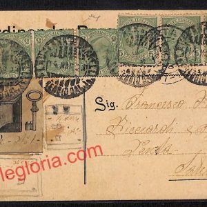 ah9607 - STORIA POSTALE - Reggio Calabria Provincia - Laureana