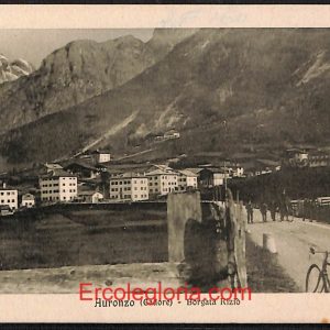 ae1040 - CARTOLINA  D'EPOCA - Belluno Provincia - Auronzo del Cadore