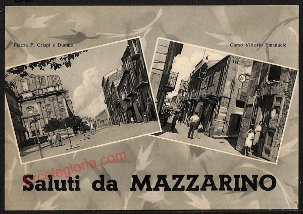 ae4541 - CARTOLINA D'EPOCA - Caltanissetta Provincia - Mazzarino