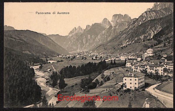 ae1041 - CARTOLINA  D'EPOCA - Belluno Provincia - Auronzo del Cadore  1909