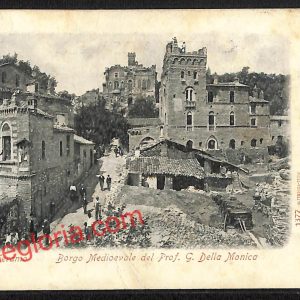 ai7471 - CARTOLINA D' EPOCA - Teramo Città - Borgo Medioevale