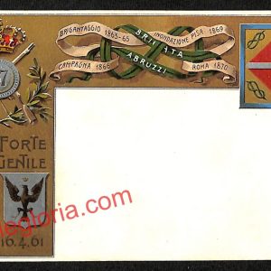 ai7472 - CARTOLINA D' EPOCA - Teramo Città - Brigata Abruzzi