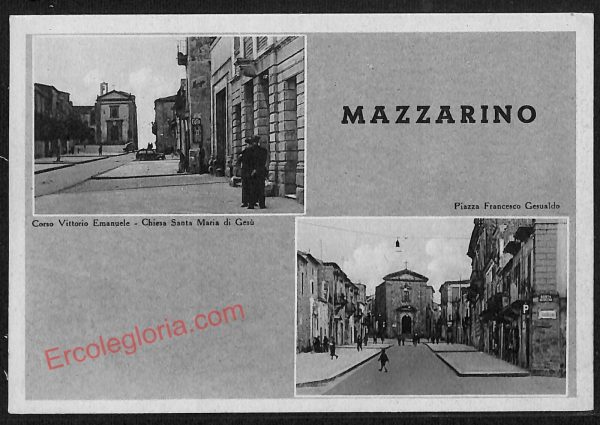 ae4543 - CARTOLINA D'EPOCA - Caltanissetta Provincia - Mazzarino