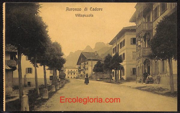 ae1044 - CARTOLINA  D'EPOCA - Belluno Provincia - Auronzo del Cadore