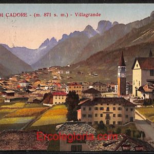 ae1045 - CARTOLINA  D'EPOCA - Belluno Provincia - Auronzo del Cadore
