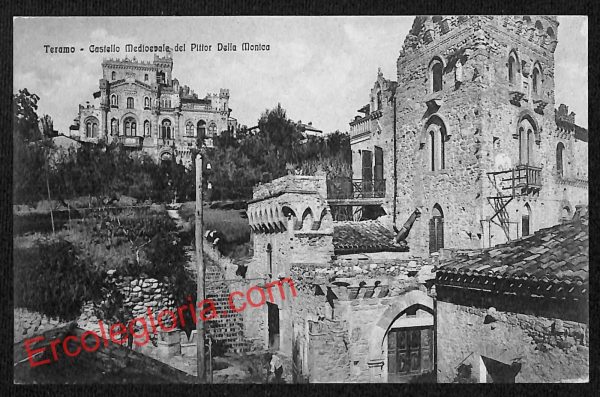 ai7478 - CARTOLINA D' EPOCA - Teramo Città - Castello Medioevale