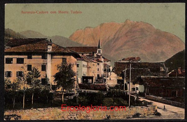ae1047 - CARTOLINA  D'EPOCA - Belluno Provincia - Auronzo del Cadore