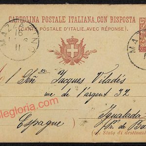 ae4546 - CARTOLINA D'EPOCA - Caltanissetta Provincia - Mazzarino