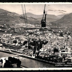 ab5469 - CARTOLINA  D'EPOCA - Trento Città : FUNIVIA TRENTO - SARDAGNA