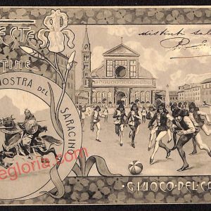 ae7414 - CARTOLINA D'EPOCA - Firenze Città - Giostra del Saracino