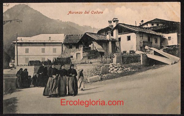 ae1048 - CARTOLINA  D'EPOCA - Belluno Provincia - Auronzo del Cadore