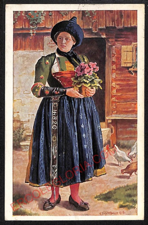 ae4085 - CARTOLINA  D'EPOCA - Bolzano Città - COSTUMI  1928