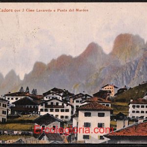ae1049 - CARTOLINA  D'EPOCA - Belluno Provincia - Auronzo del Cadore