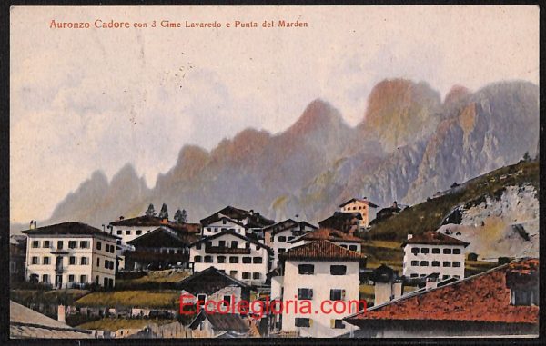 ae1049 - CARTOLINA  D'EPOCA - Belluno Provincia - Auronzo del Cadore